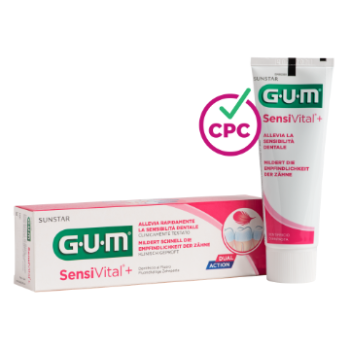 gum sensivital+ dentifricio denti sensibili 75ml